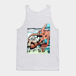 Monster Octopus Giant Marine Adventure Fantasy Tank Top